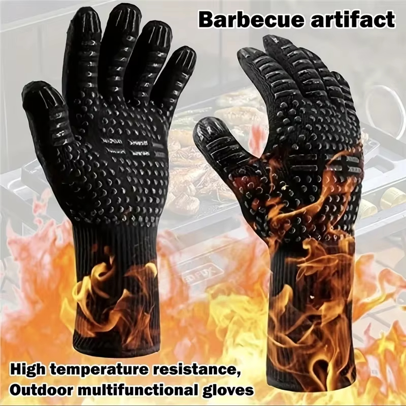 1 Pair Oven Gloves Oven Mitts  – Oven Mitt Silicone recenzja i cena