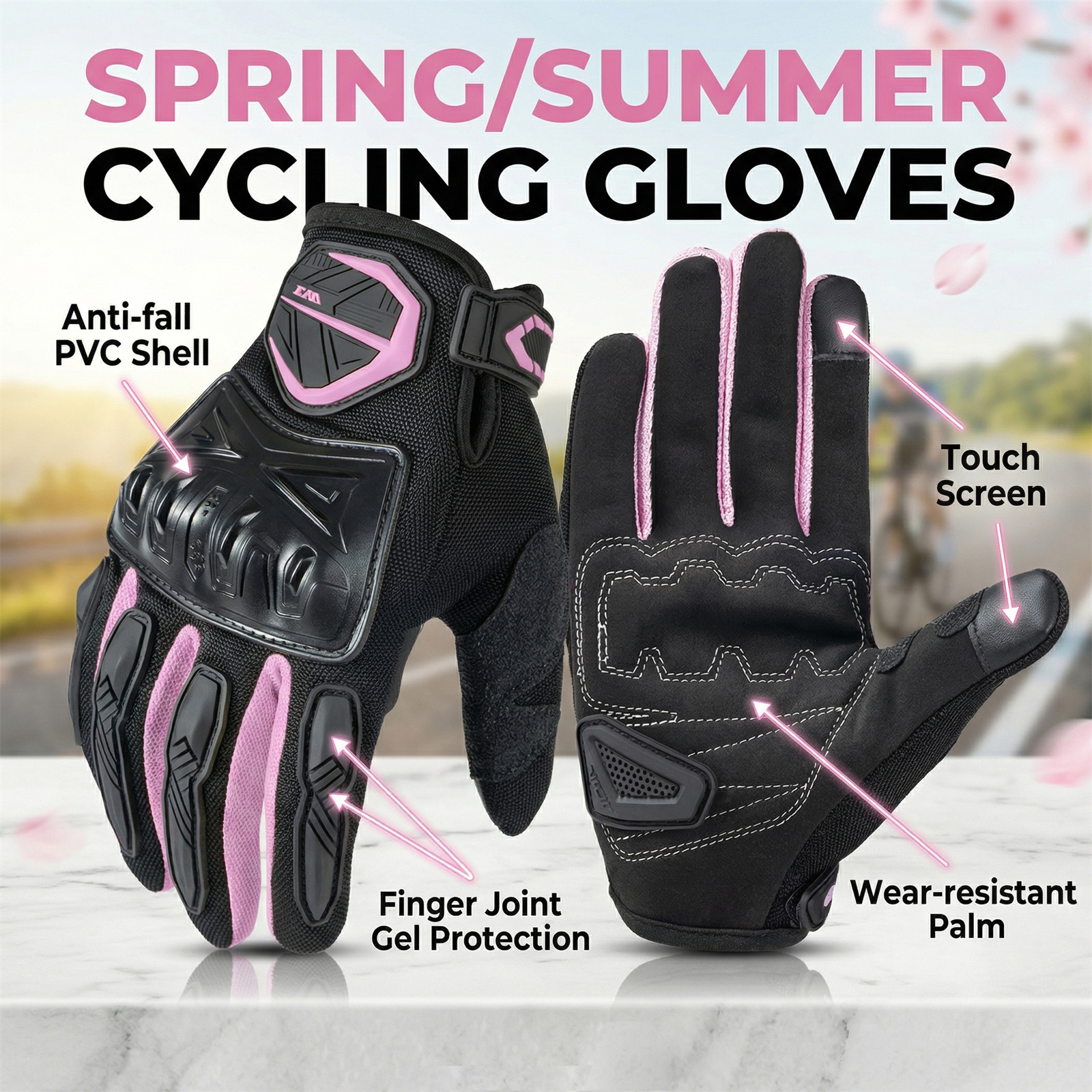 Summer Motorcycle Gloves Men W – Cycling Glove Padded recenzja i cena