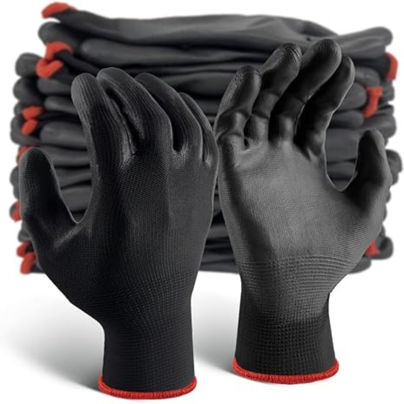 6/12/18PCS Black PU Coating Gl – Nitrile Mechanic Glove recenzja i cena