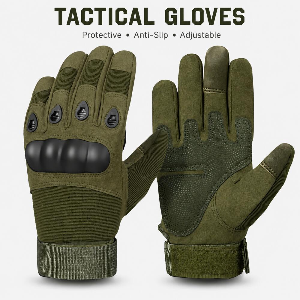 Full Finger Tactical Gloves wi – Motorcycle Glove Knuckle recenzja i cena