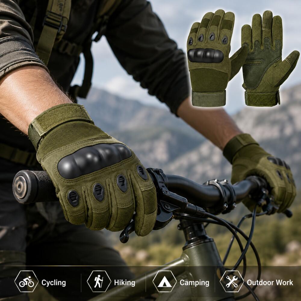 Full Finger Tactical Gloves wi – Motorcycle Glove Knuckle recenzja i cena