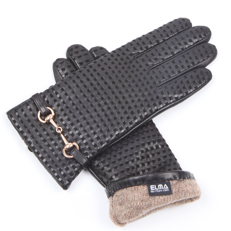 Autumn Winter Real Leather Glo – Wool Glove Lined recenzja i cena