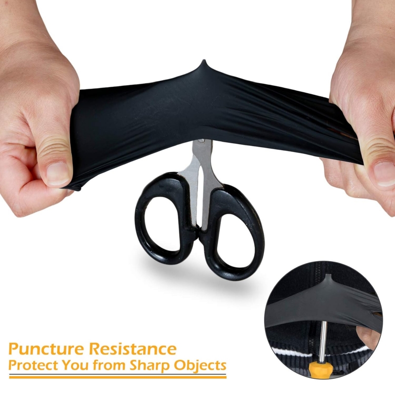 100PCS Black Nitrile Gloves Di – Nitrile Mechanic Glove recenzja i cena