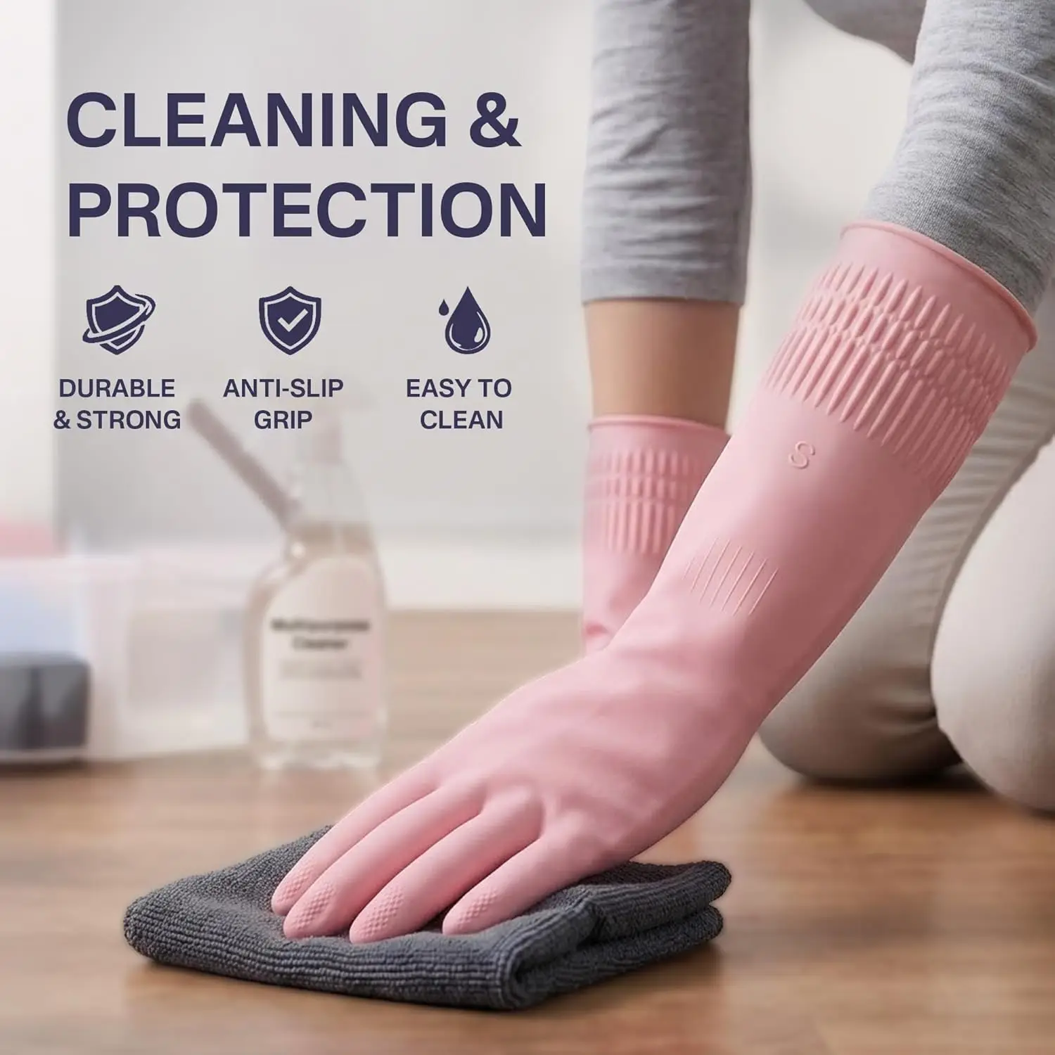 Reusable Rubber Dishwashing Gl – Rubber Glove Cleaning recenzja i cena