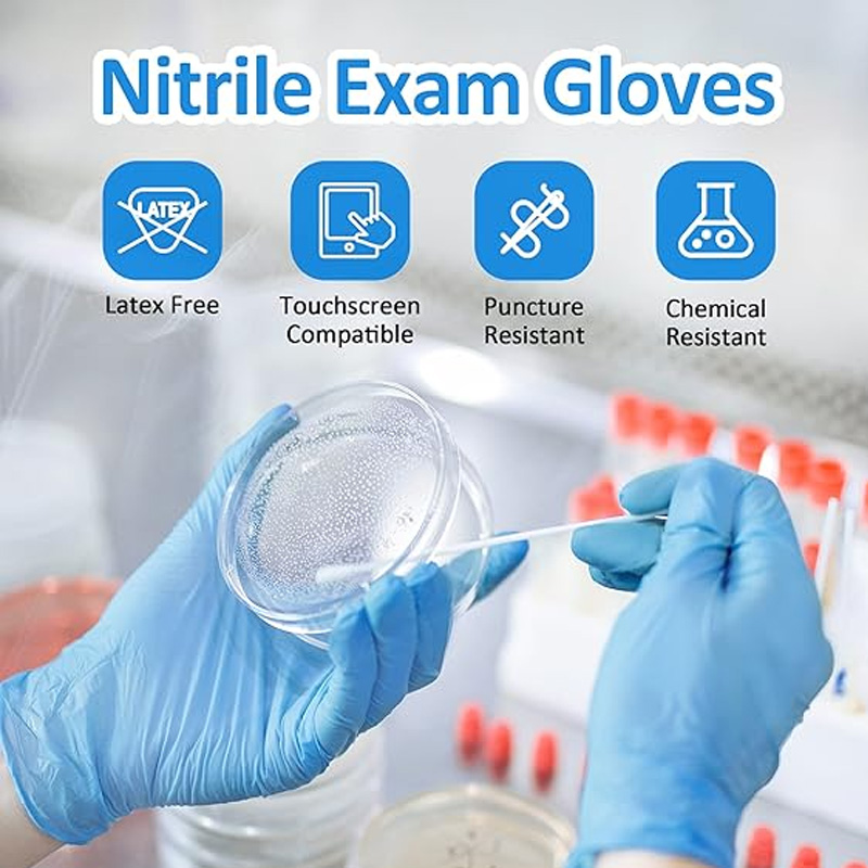 Medical Grade Blue Nitrile Glo – Exam Glove Nitrile recenzja i cena