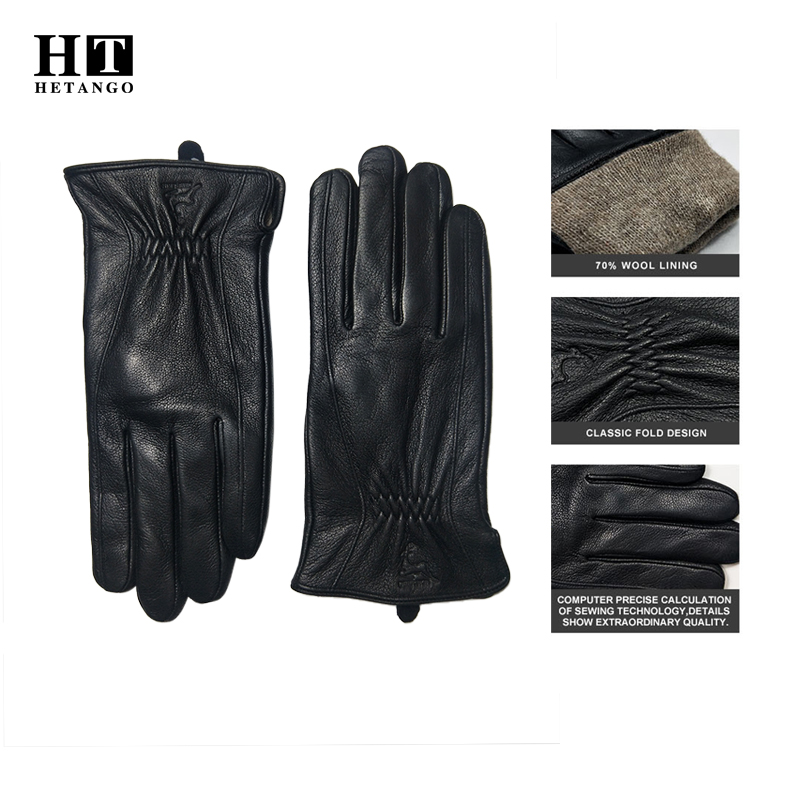  Winter Men's Black Buckskin  – Wool Glove Lined recenzja i cena