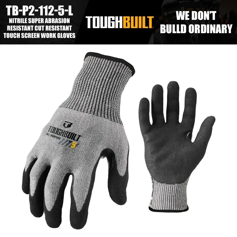 ToughBuilt TB-P2-112-5-L Nitri – Nitrile Mechanic Glove recenzja i cena