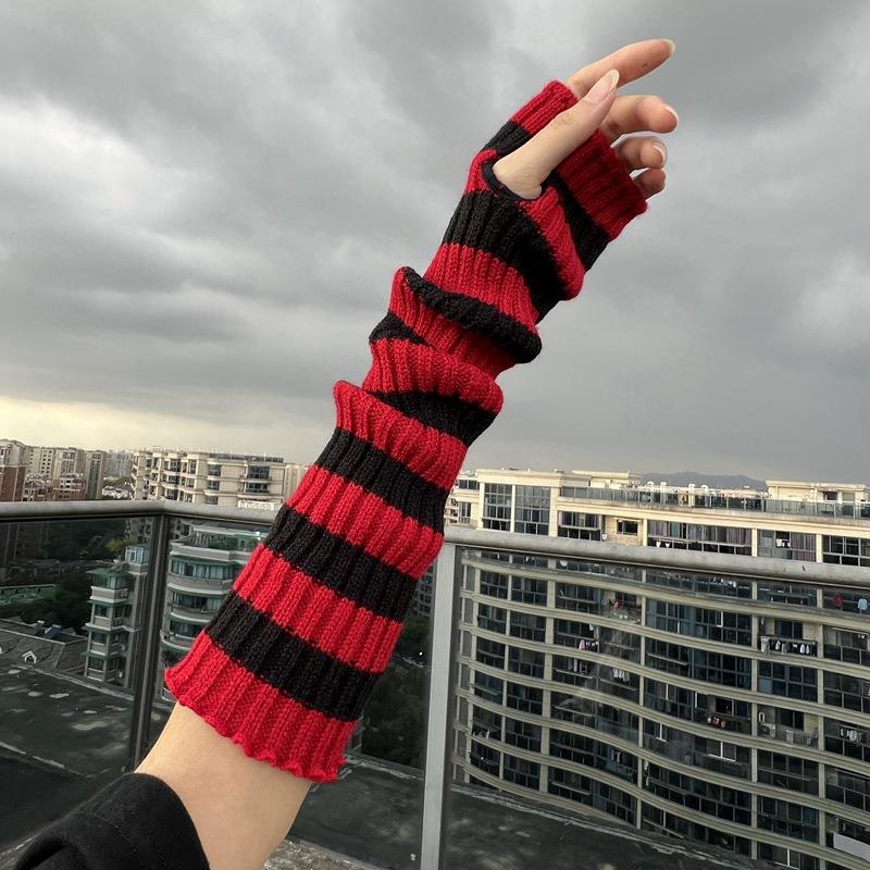 Winter Warm Long Sleeves Gothi – Fingerless Glove Knit recenzja i cena