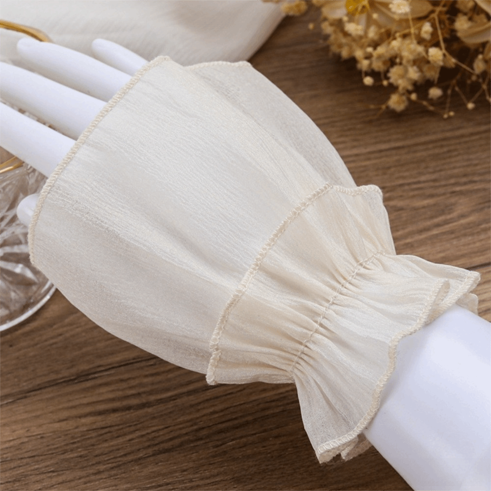 Ruched Pleated Detachable Cuff – Fingerless Glove Knit recenzja i cena