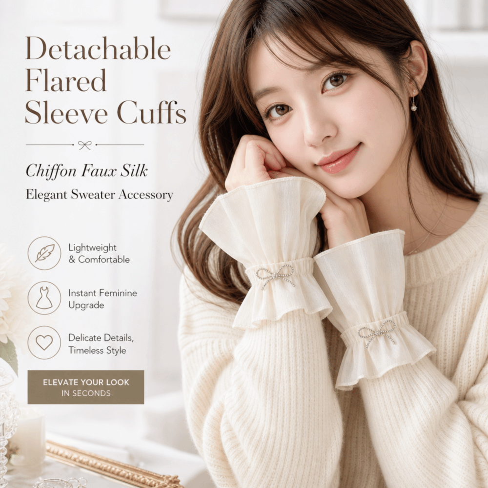 Ruched Pleated Detachable Cuff – Fingerless Glove Knit recenzja i cena