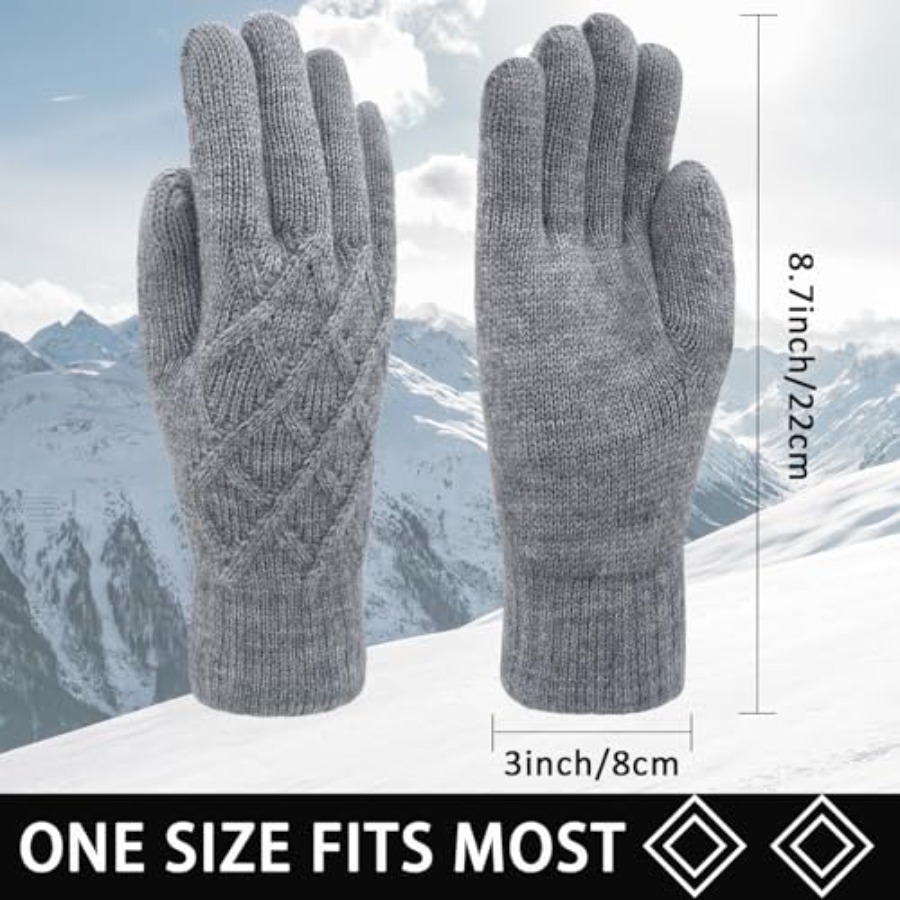 Winter Wool Gloves for Women M – Wool Glove Lined recenzja i cena
