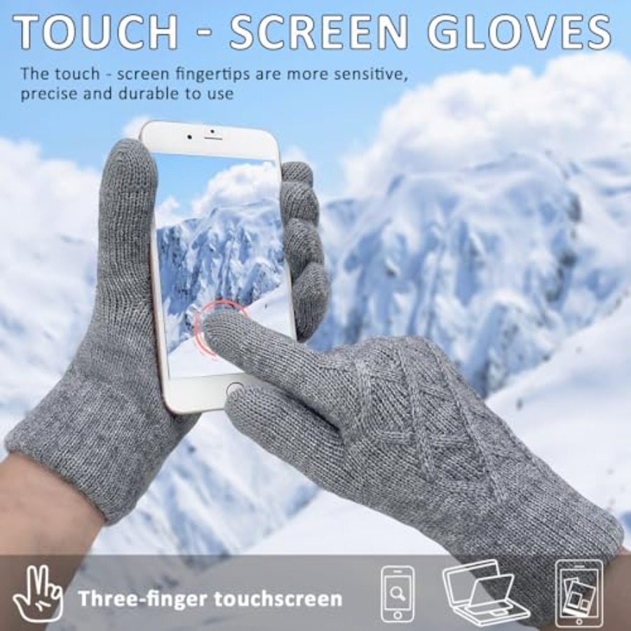 Winter Wool Gloves for Women M – Wool Glove Lined recenzja i cena