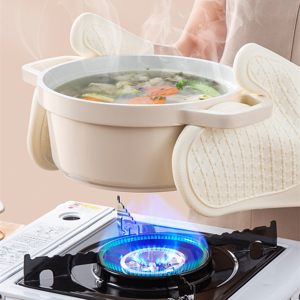 Heat Resistant Silicone Gloves – Oven Mitt Silicone recenzja i cena