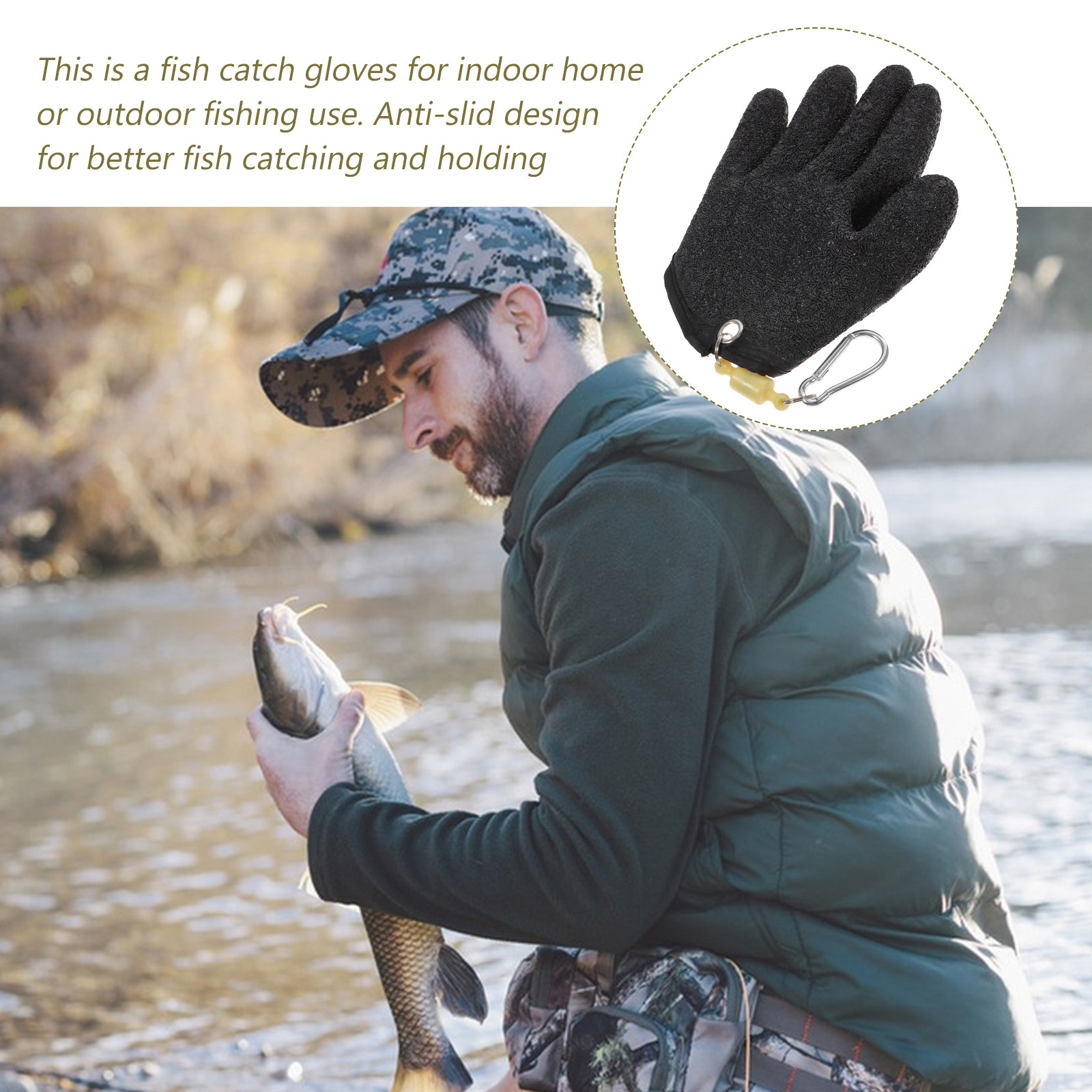 Fish Catch Gloves Anti-Slip Ru – Rubber Glove Cleaning recenzja i cena